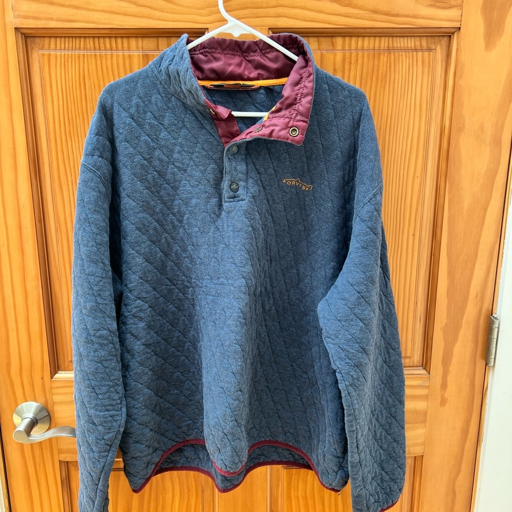 Orvis quilted jacket XL navy